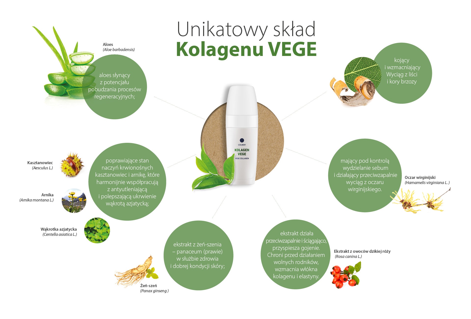 Kolagen Vege 95ml - wegański krem do twarzy